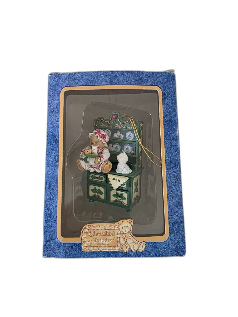 Enesco Cherished Teddies Christmas Ornament 1998 Bear Priscilla Hillman Vintage